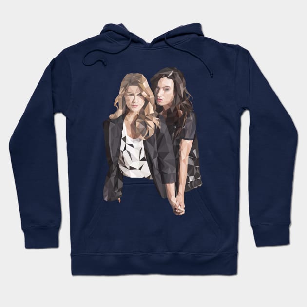 Carmilla - Polygonal Hollstein Hoodie by CriSan